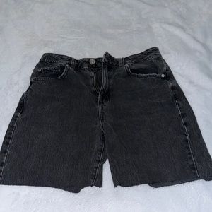 Garage mom jean shorts